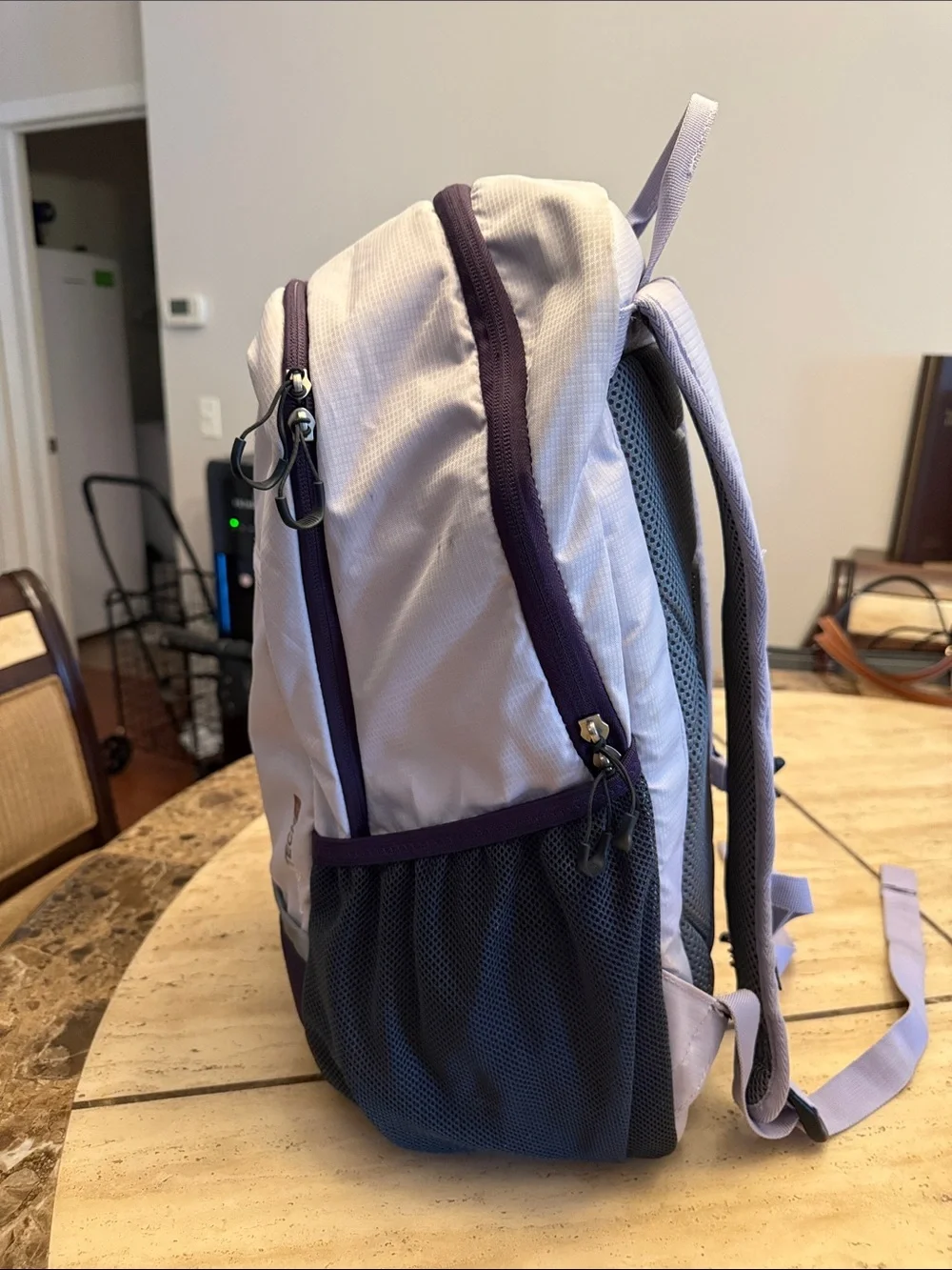 Swiss Tech Light Pink and Plum Casual Daypack